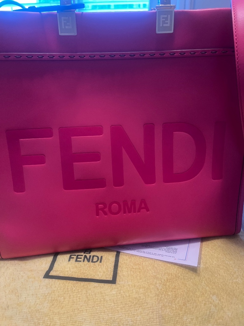 Fendi Leather tote